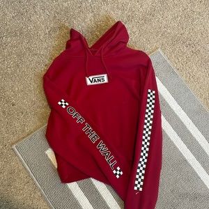 Red vans hoodie